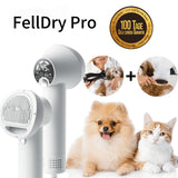 FellDry Pro - Felltrockner mit Bürste für glänzendes Hundefell