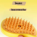 BORSTEL - Katzenhaarbürste mit Massage- und Dampffunktion