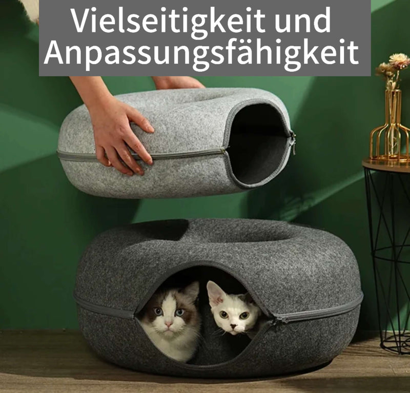 KIKUCK -  Katzentwister zum Stress abbauen & bequem zum Schlafen und Entspannen